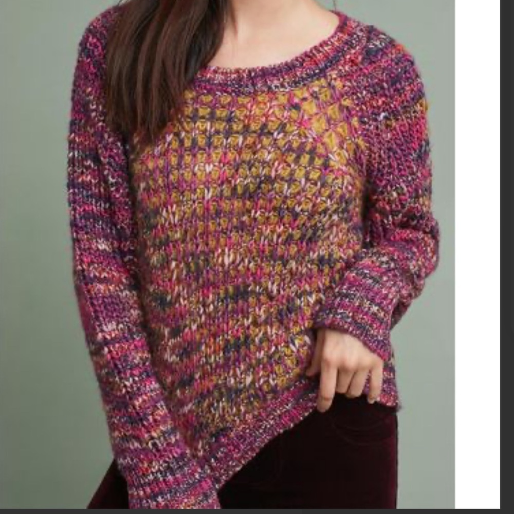 NEW Anthropologie Moth Hillwalk J Sweater  Z47-13